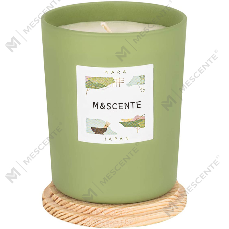 Rinne lipéad príobháideach saincheaptha M&Scent coinnle chic de chéir soighe daite