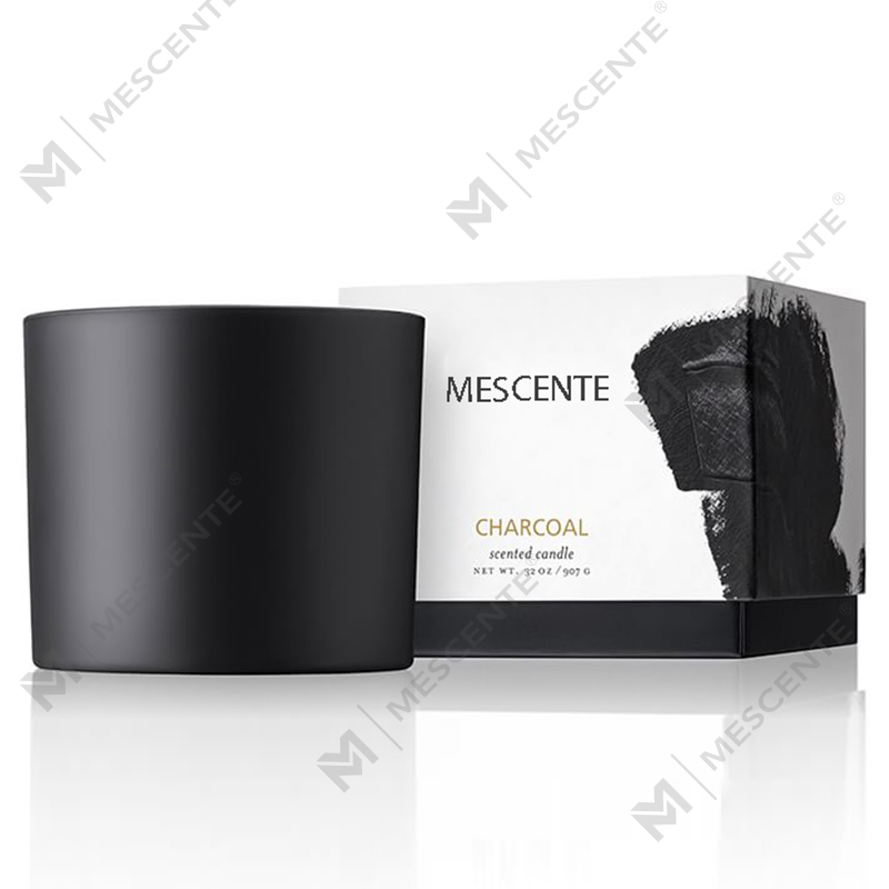 M&SCENT Nollag Nádúrtha a Úsáidtear go forleathan Próca Gloine Coinneal Céir Soighe Scented le Bosca Fillte