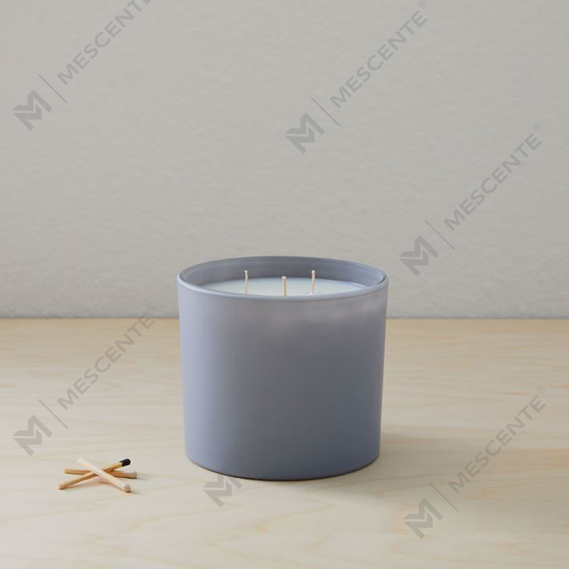 M&SCENT Nollag Nádúrtha a Úsáidtear go forleathan Próca Gloine Coinneal Céir Soighe Scented le Bosca Fillte