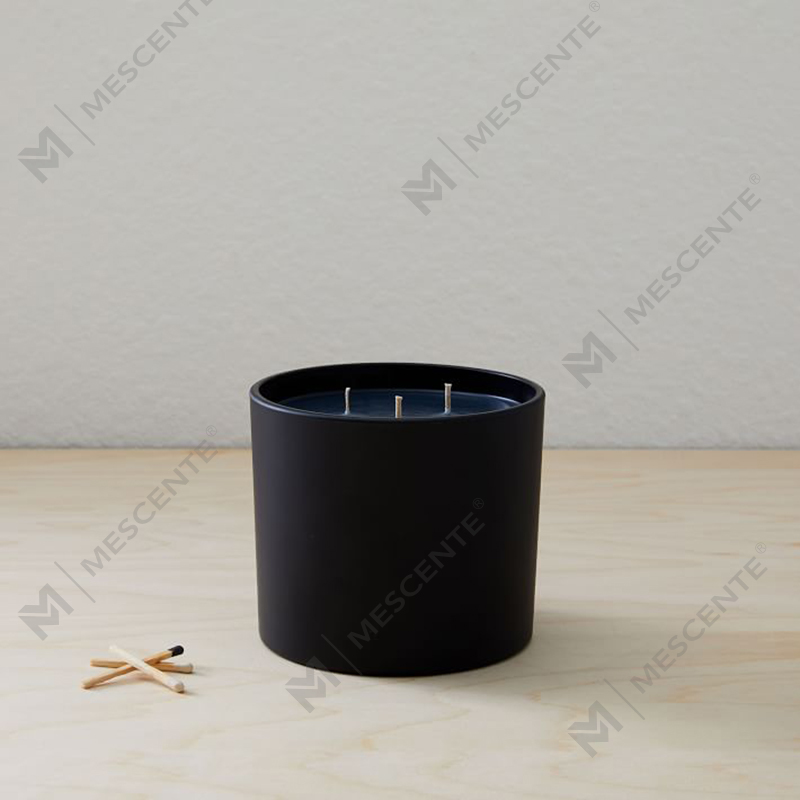 M&SCENT Nollag Nádúrtha a Úsáidtear go forleathan Próca Gloine Coinneal Céir Soighe Scented le Bosca Fillte