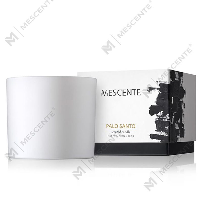 M&SCENT Nollag Nádúrtha a Úsáidtear go forleathan Próca Gloine Coinneal Céir Soighe Scented le Bosca Fillte