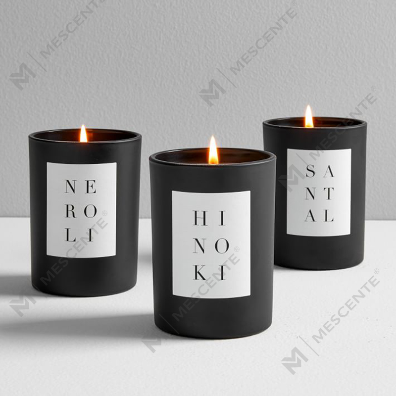 Jar Gloine Maisiú Baile an Chustaim Candle Céir Soighe Scented