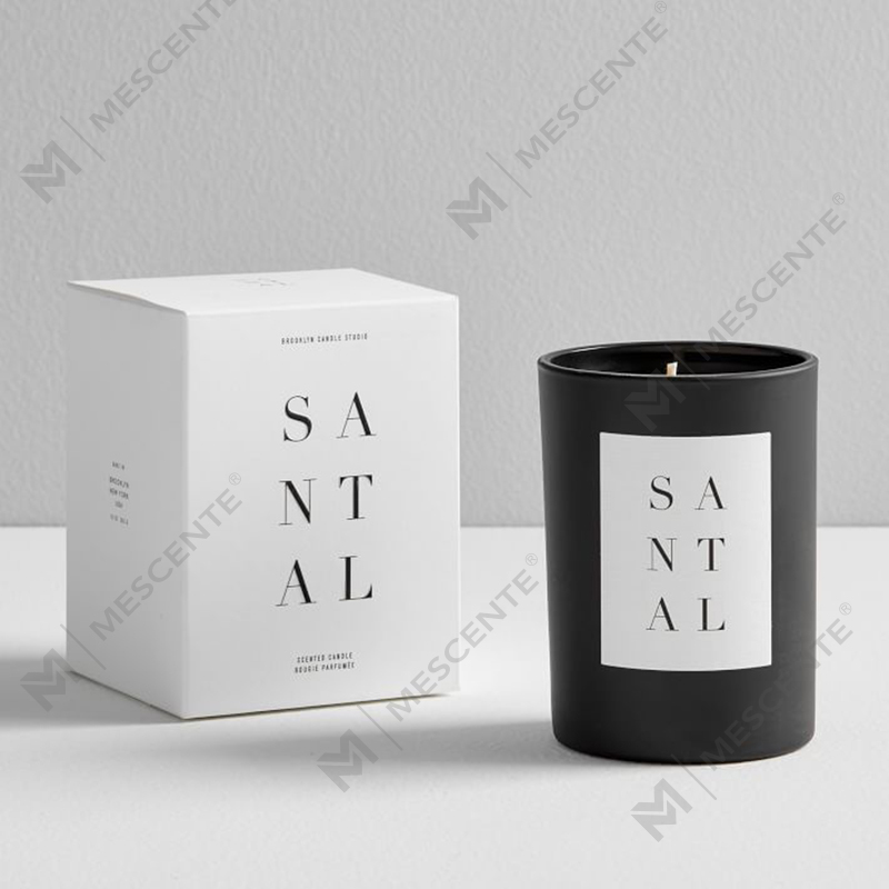 Jar Gloine Maisiú Baile an Chustaim Candle Céir Soighe Scented