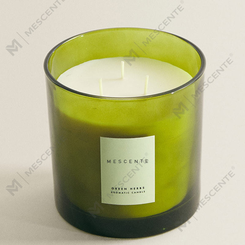 Cóisir M&Boladh Lig do scíth Coinneal Sandalwood Scent, Coinnle Fir In-Athlíonta A29273