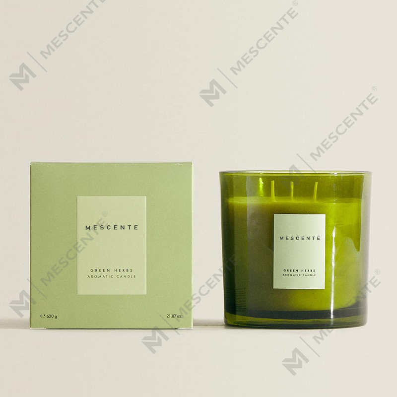 Cóisir M&Boladh Lig do scíth Coinneal Sandalwood Scent, Coinnle Fir In-Athlíonta A29273