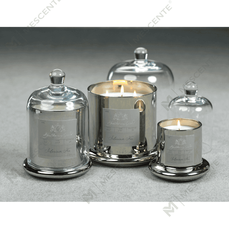 Bainise Rómánsúil Maisiúil M&Boladh Bell Jar Clúdach Cruinneachán Gloine Coinneal Scented A29275