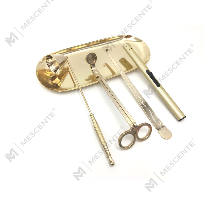Mescente 4 In 1 Candle Snaoffer Wick Trimmer Dipper Set A99133-3
