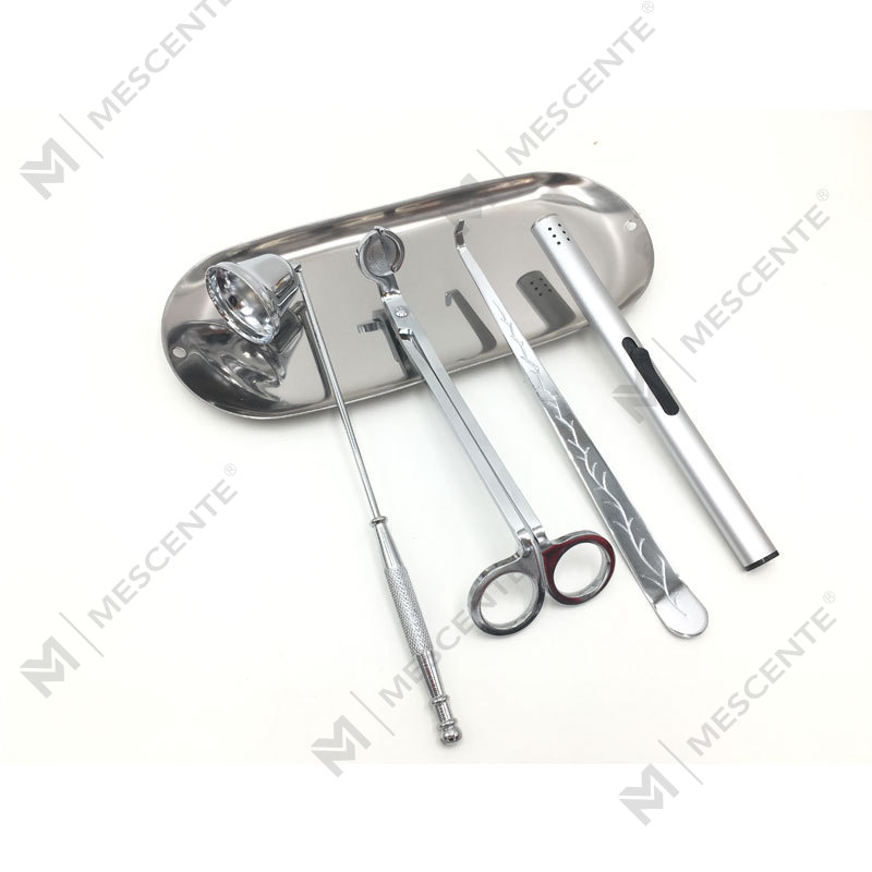 Mescente 4 In 1 Candle Snaoffer Wick Trimmer Dipper Set A99133-3