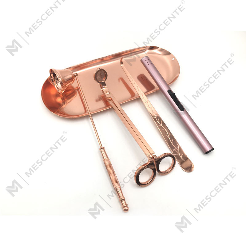Mescente 4 In 1 Candle Snaoffer Wick Trimmer Dipper Set A99133-3