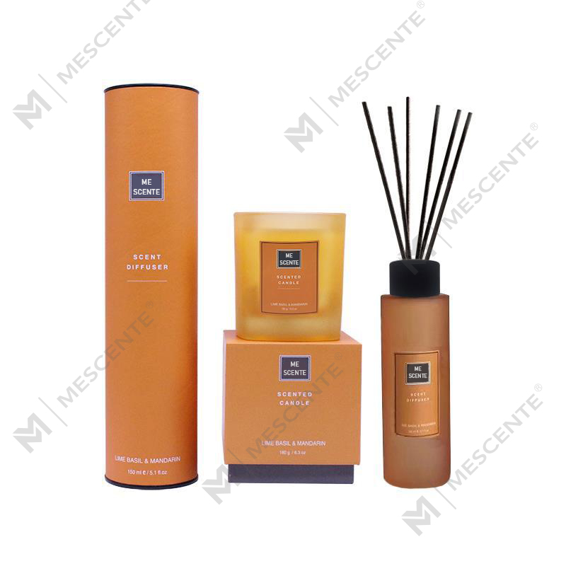 150ml Socrú Bronntanas Clúmháin Baile Diffuser Le Coinnle Scented A99189