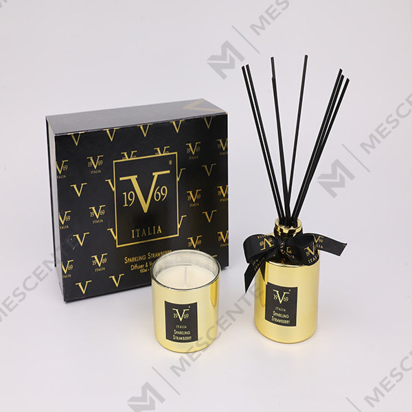 M&Scent Home Cumhráin Baile Bronntanas Difuser Reed Set Le Coinnle Scented A29260-2