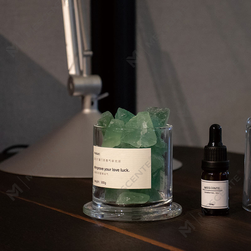 Dealbh Maisiúil Baile Múnlaithe Cumhráin Cheirmeacha Criostail Cloch Ola Riachtanach Aroma Diffuser A29199-Ábhair Luachmhara