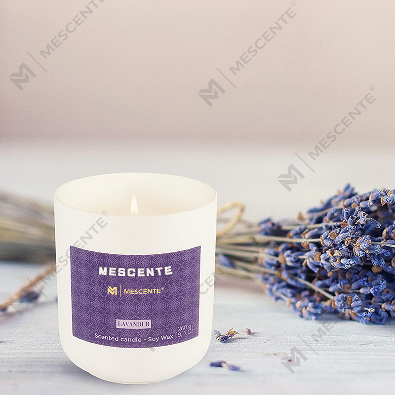 M&Scent Mason Jar Coinnle Mionbhunaithe Soighe, Pacáistiú Só Marmar Coinneal Céir Soighe