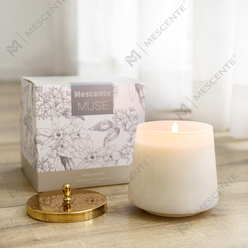 M&Scent 100% Leabhar Aromatherapy Nádúrtha Coinneal Soighe Scented don Bhaile, Coinnle Próca Móra Scented