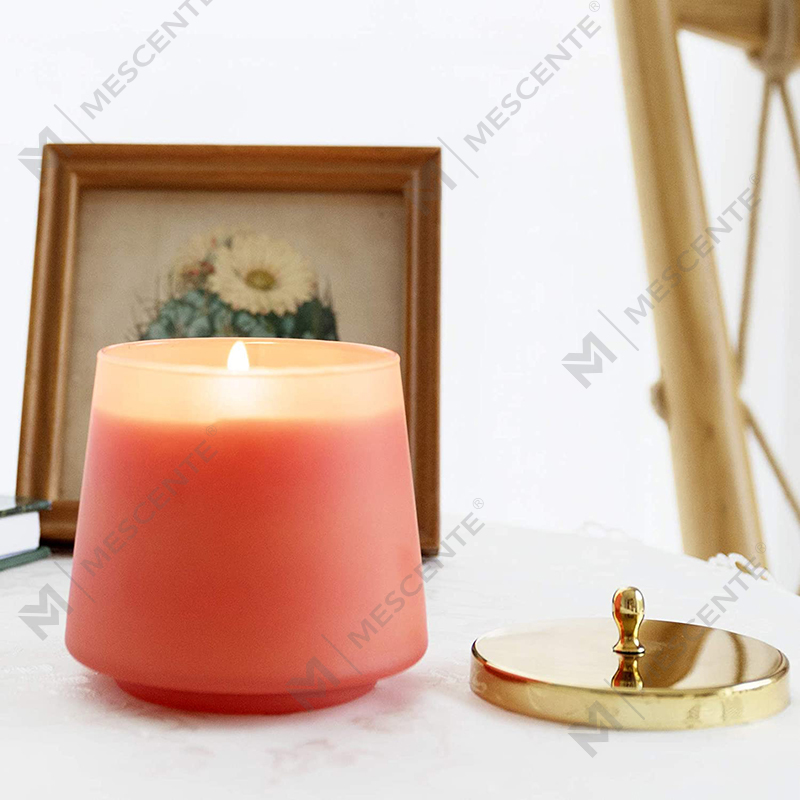 M&Scent 100% Leabhar Aromatherapy Nádúrtha Coinneal Soighe Scented don Bhaile, Coinnle Próca Móra Scented