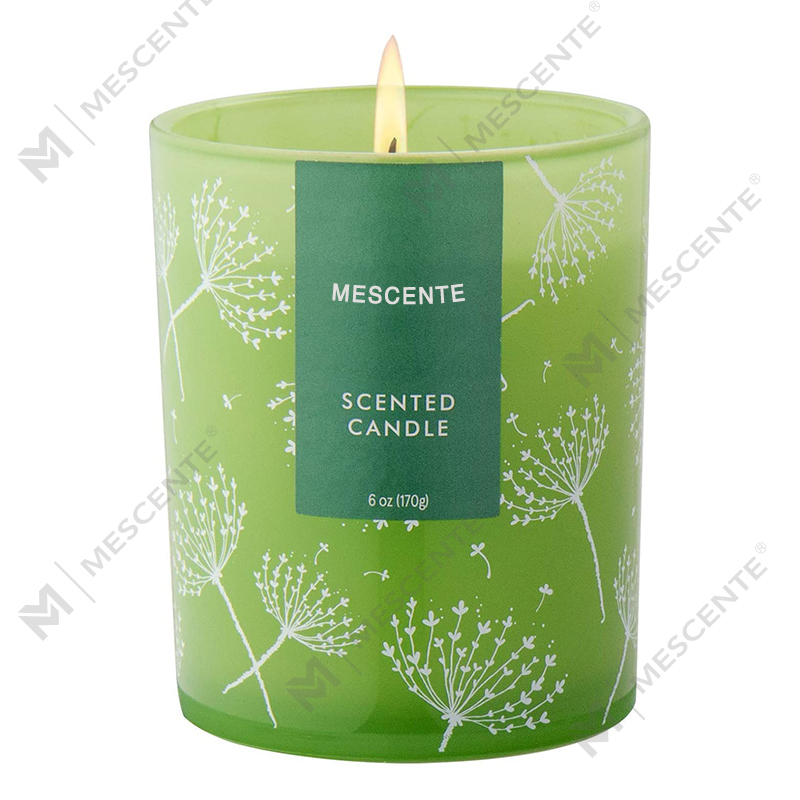 Boladh M&S Lógó Múnla an Chustaim Priontála Samplach Aromatherapy Favorite Coinnle Scent, Coinnle Scented le Bláthanna Triomaithe