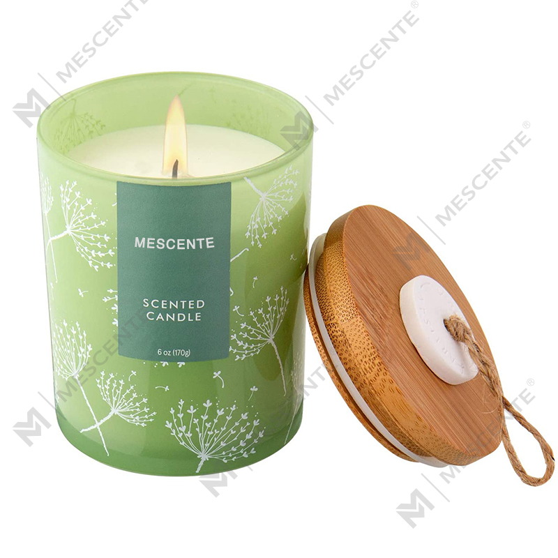 Boladh M&S Lógó Múnla an Chustaim Priontála Samplach Aromatherapy Favorite Coinnle Scent, Coinnle Scented le Bláthanna Triomaithe