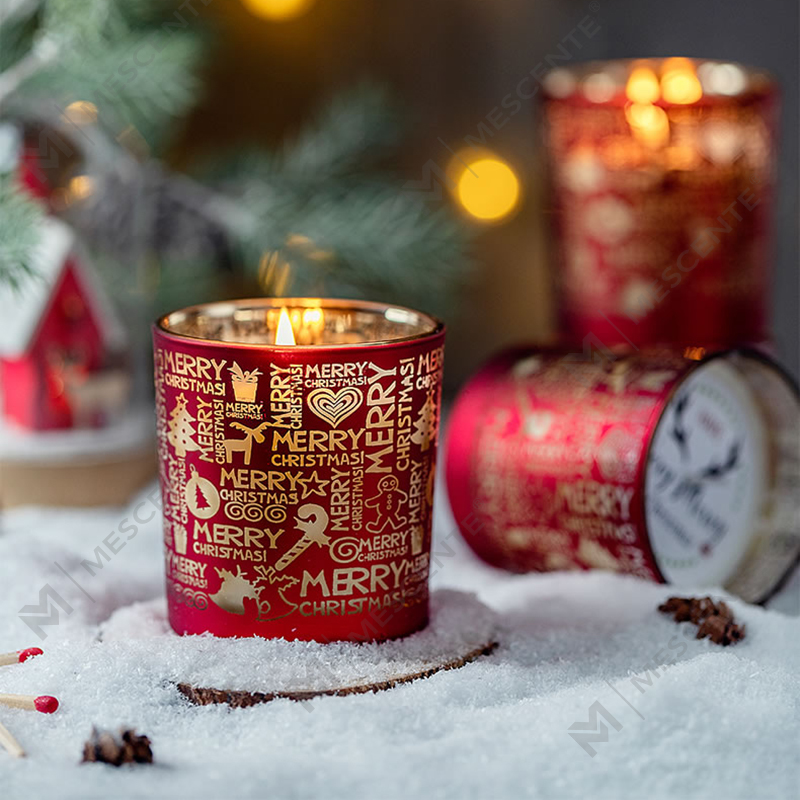 Cumhrán Saoire M&Scent Nollag Gan Toit Starry Sky Cup Bronntanas Coinnle Scented le Lámh