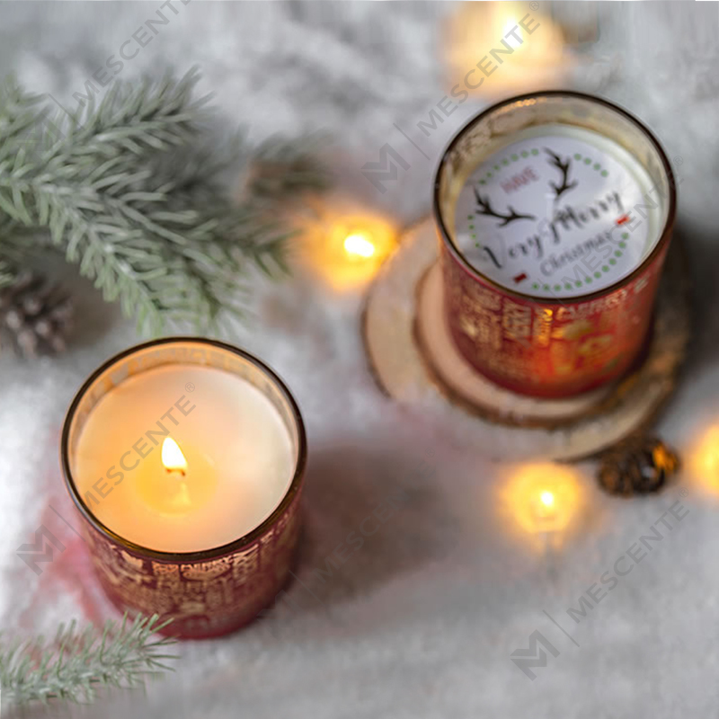 Cumhrán Saoire M&Scent Nollag Gan Toit Starry Sky Cup Bronntanas Coinnle Scented le Lámh