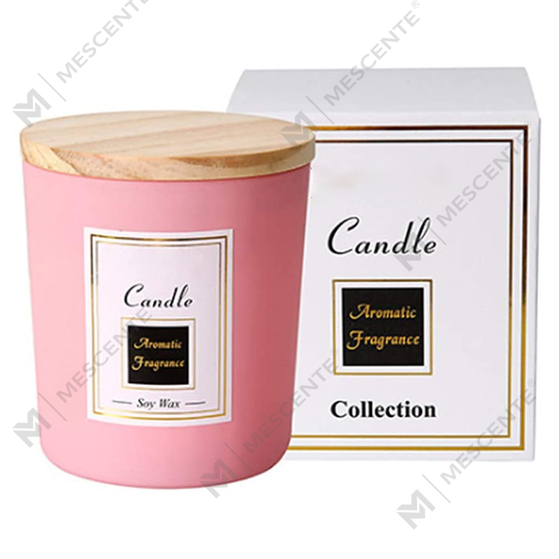 Coinnle soighe clóite lámhdhéanta M&Scent, coinneal éarthach mosquito sandalwood