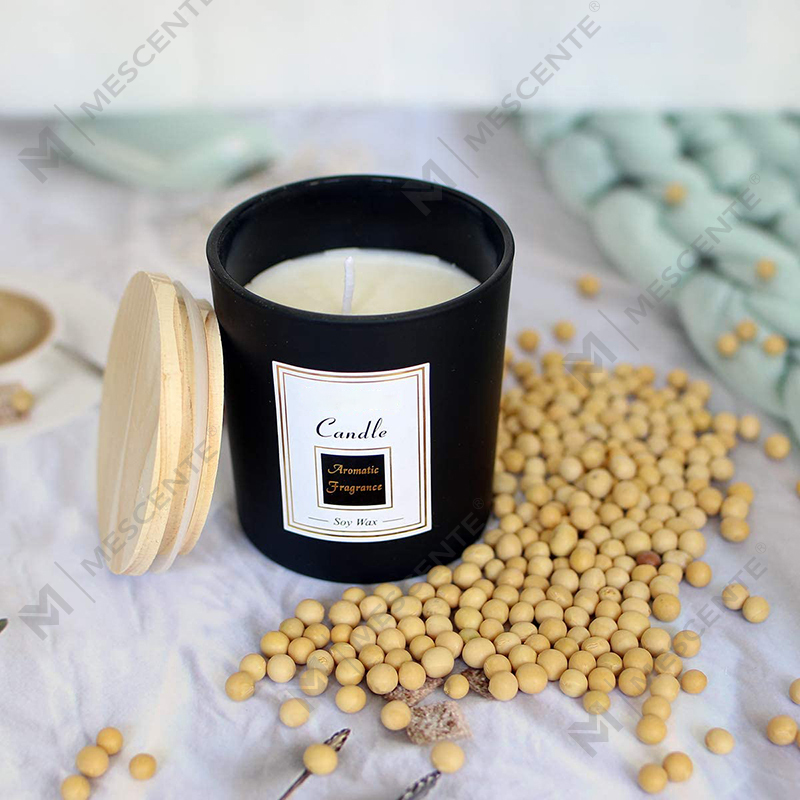 Coinnle soighe clóite lámhdhéanta M&Scent, coinneal éarthach mosquito sandalwood