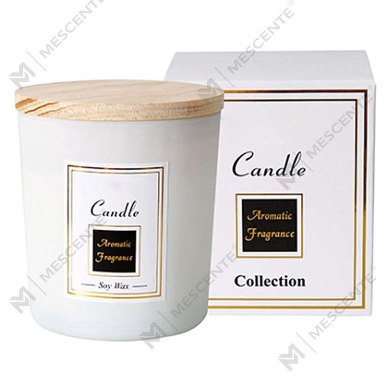 Coinnle soighe clóite lámhdhéanta M&Scent, coinneal éarthach mosquito sandalwood