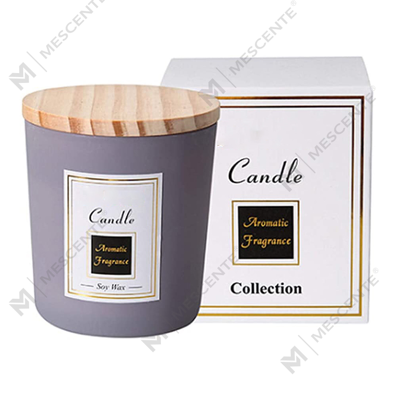 Coinnle soighe clóite lámhdhéanta M&Scent, coinneal éarthach mosquito sandalwood