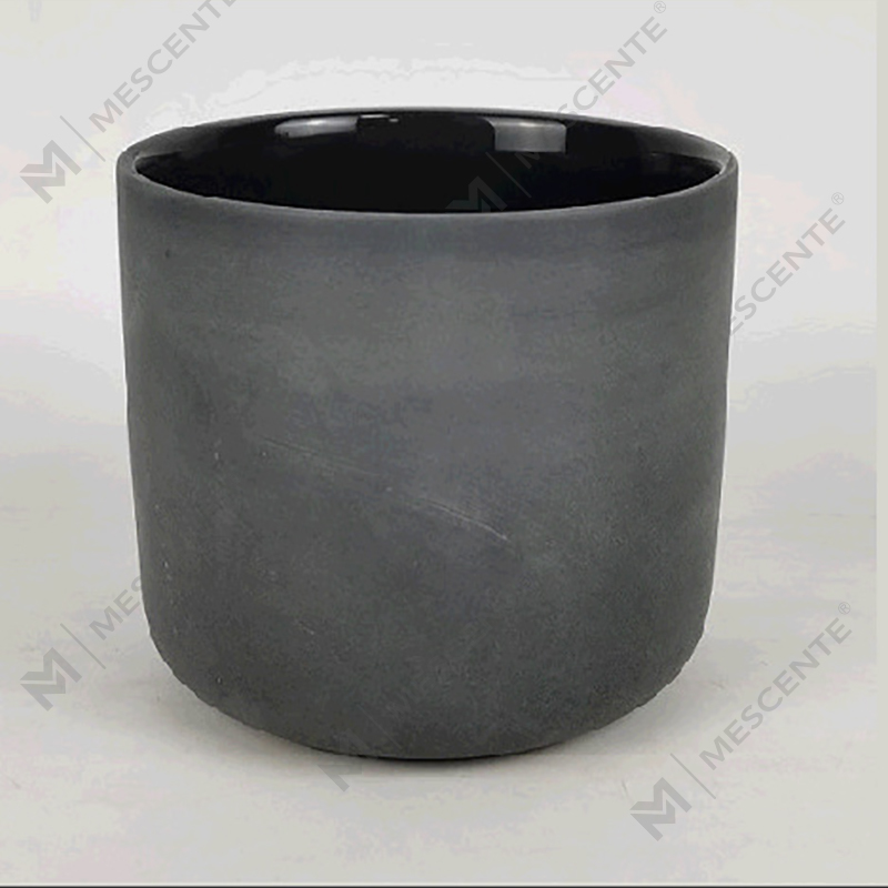 M&Boladh Mórdhíola Mórdhíola Saincheaptha Nua-Aimseartha Móra 3 Wick Silver White Cróca Coinnle Reoite Nollag Le Clúdach Bambú