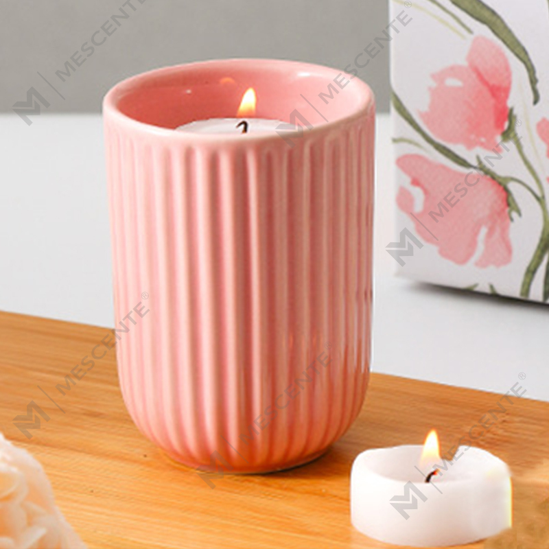 Só Mórdhíola Lipéad Príobháideach Saincheaptha Lipéad Príobháideach Daite Ceirmeacht Céir Soighe Coinnle Scented Woodwick i mBulc
