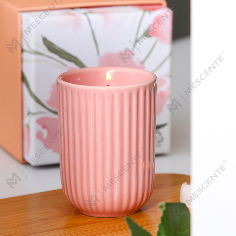 Só Mórdhíola Lipéad Príobháideach Saincheaptha Lipéad Príobháideach Daite Ceirmeacht Céir Soighe Coinnle Scented Woodwick i mBulc