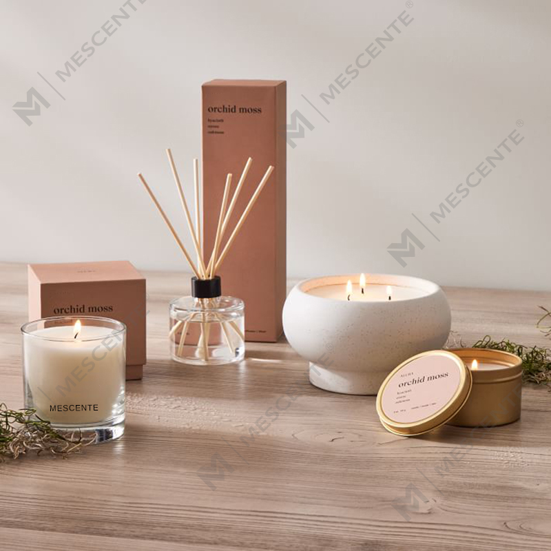 Saincheap Nollag Bán Barn Císte Bláthanna Tirim Candle Scented Set Le Lid