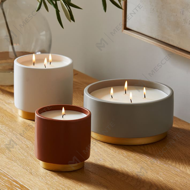 Lipéad Príobháideach Maisiú Baile Coinnle Scented, Lámhdhéanta 4 Coinneal Scented Wick Le Criostail