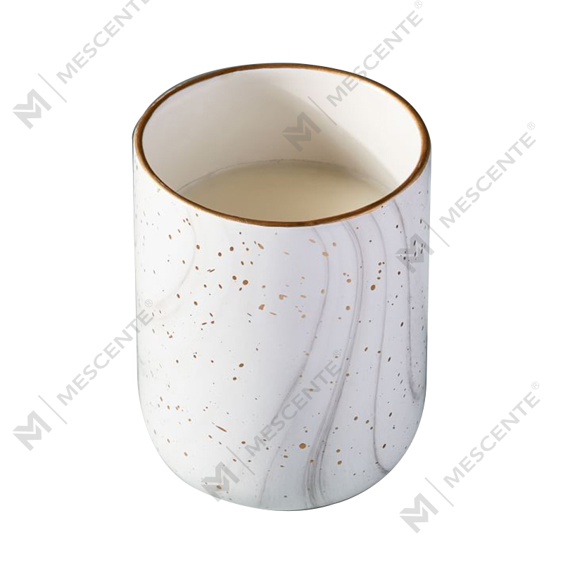 M&Scente White Ceramic Electric Fragrance Coinneal Céir Níos Teo le haghaidh Spa agus Cumhartheiripe