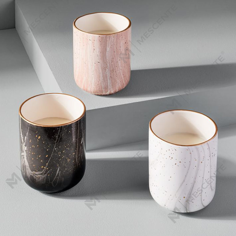 M&Scente White Ceramic Electric Fragrance Coinneal Céir Níos Teo le haghaidh Spa agus Cumhartheiripe