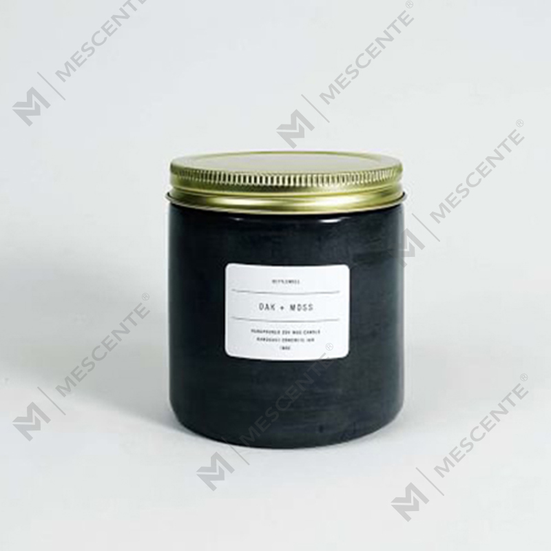 Próca Coincréite Bán an Chustaim Candle Scented le clúdach