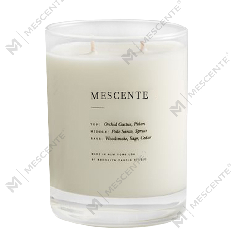 M&SENTE Maisiú Baile Táirge Nua Saincheaptha 2 wick Coinnle Scented I bPróca Gloine