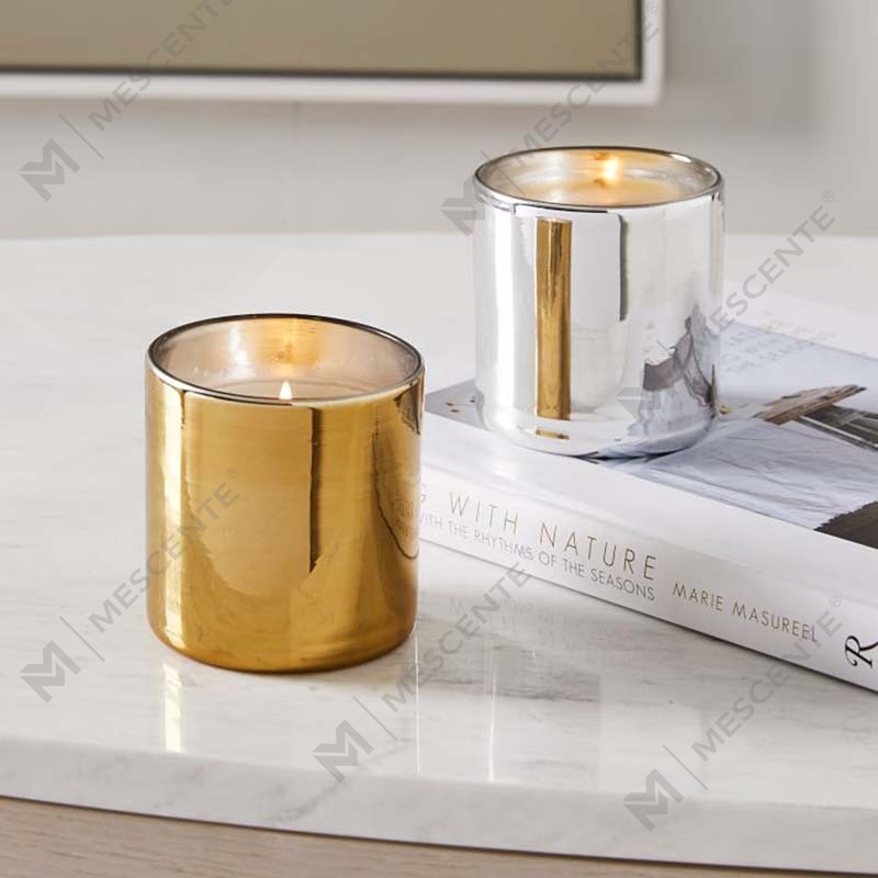 Lógó Amazon Luxury Custom Print Print Lógó Black Glass Jar Scented Soy Wax Set Bronntanais Maisithe Coinneal