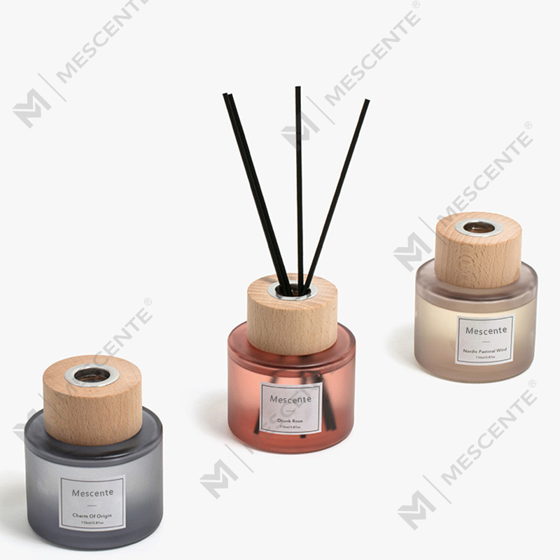 M&Scent mórdhíola só lipéad príobháideach diffuser giolcach buidéal gloine le stopallán