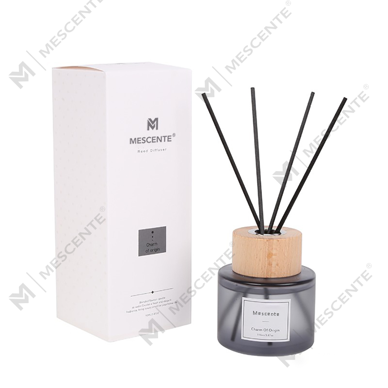 M&Scent mórdhíola só lipéad príobháideach diffuser giolcach buidéal gloine le stopallán