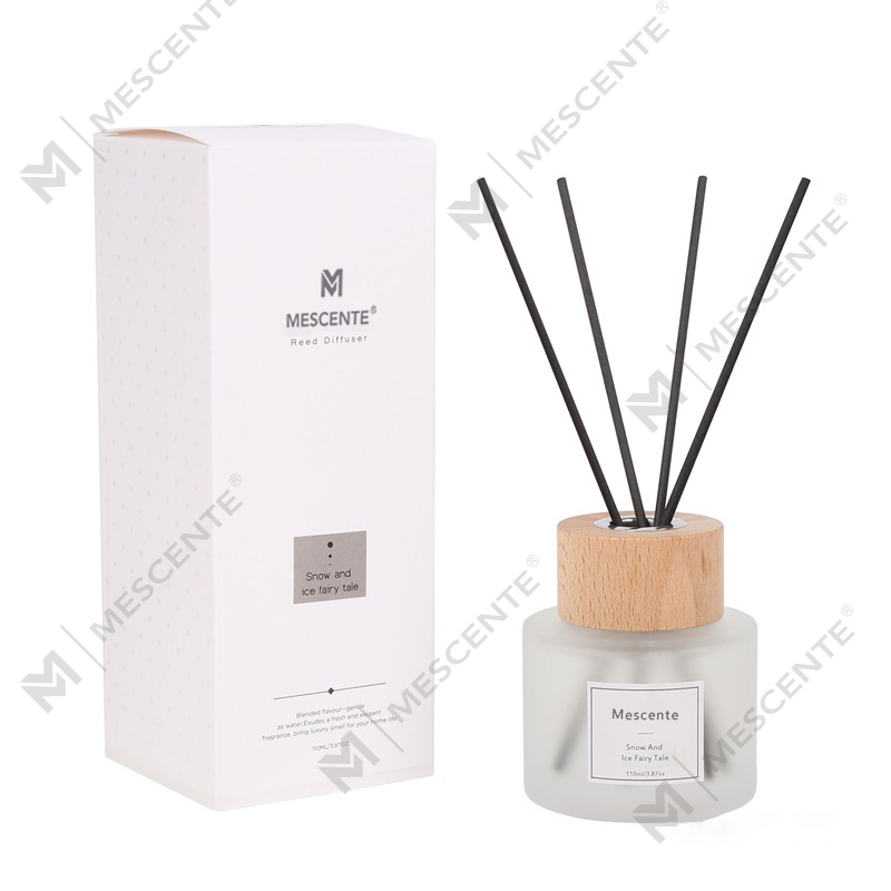 M&Scent mórdhíola só lipéad príobháideach diffuser giolcach buidéal gloine le stopallán