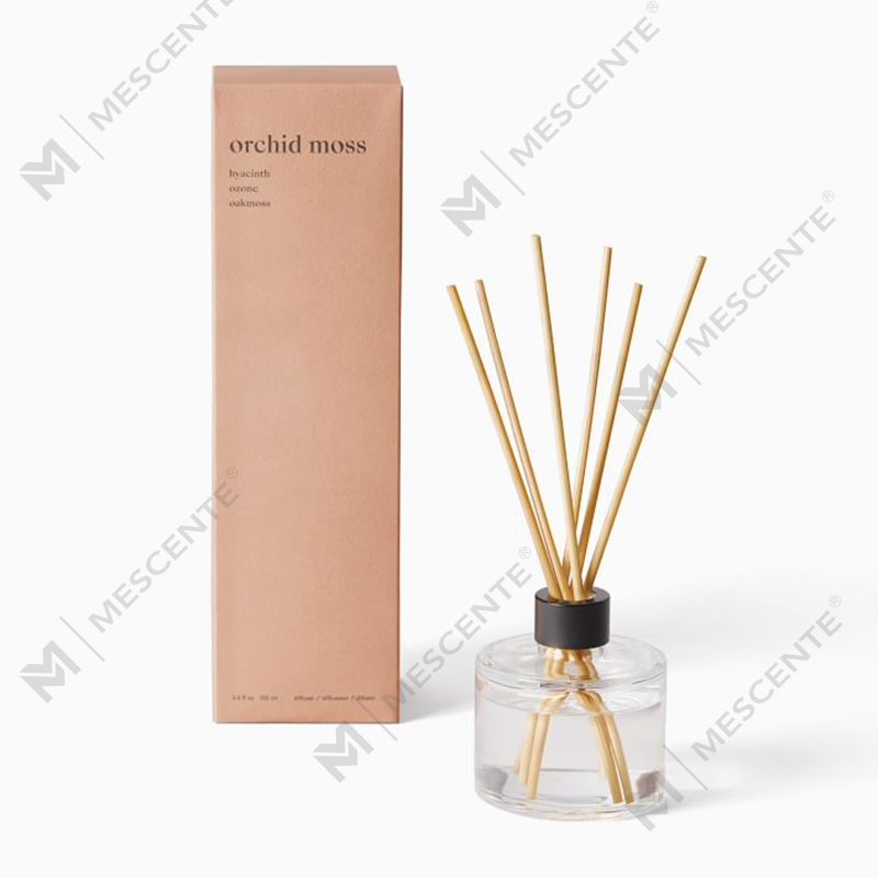 M&Scent diffuser giolcach bláthanna lipéad príobháideach só saincheaptha le bosca