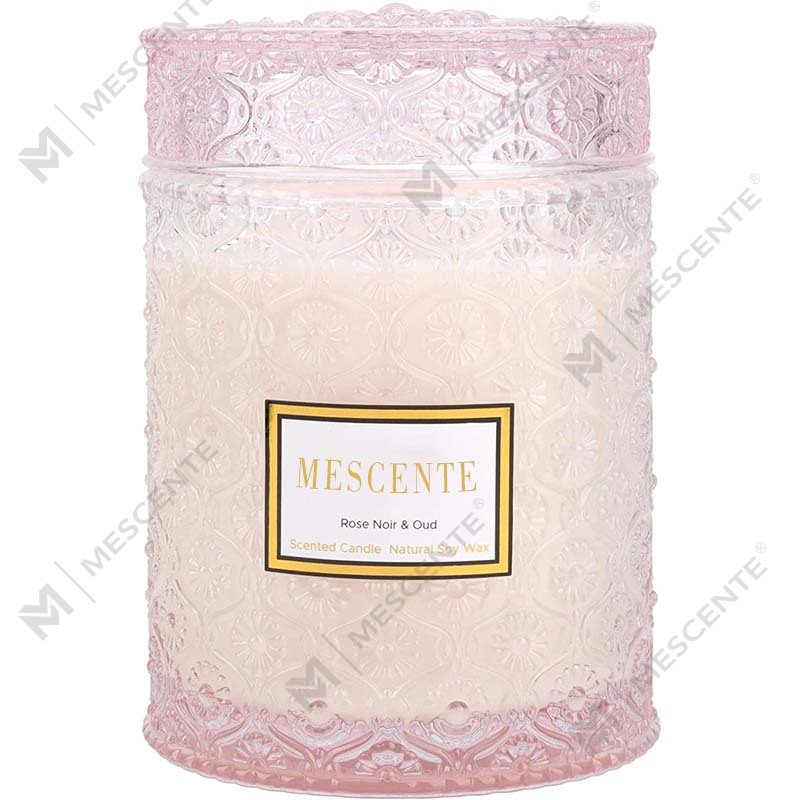 M&S cent Eucalyptus Spearmint Homemade Céir Soighe Céir Bláth Triomaithe Spá Candle