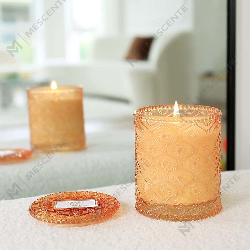 M&S cent Eucalyptus Spearmint Homemade Céir Soighe Céir Bláth Triomaithe Spá Candle