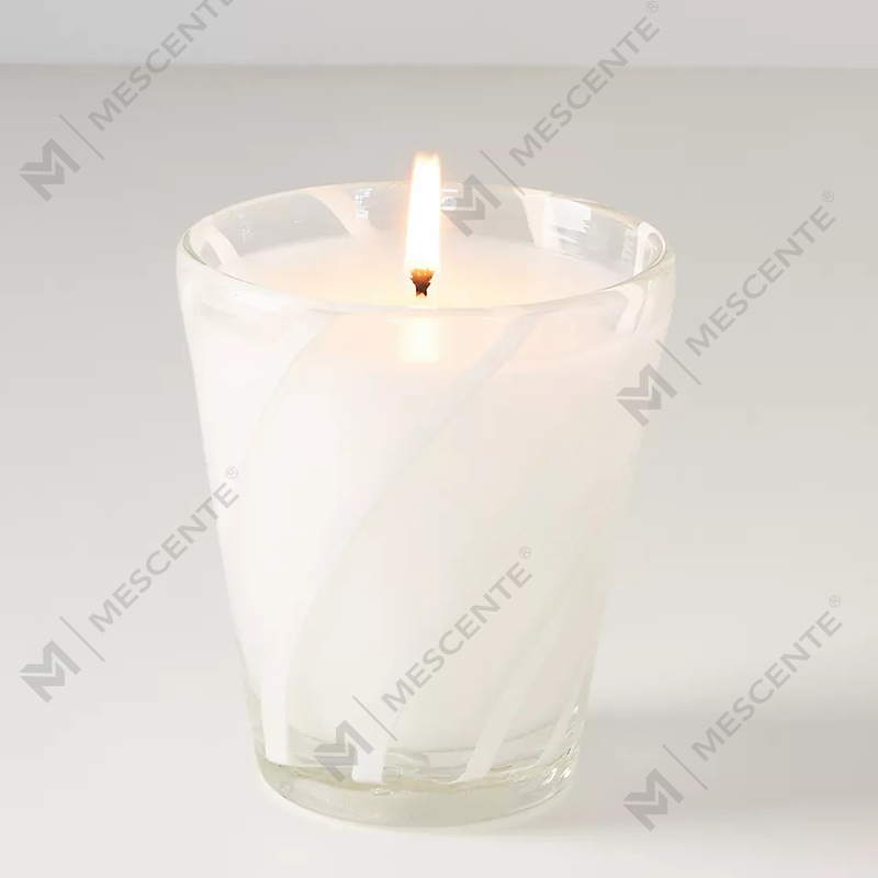 M&Scent Só Bán Céir Soighe Lógó Pearsantaithe Coinnle Scented Bainise