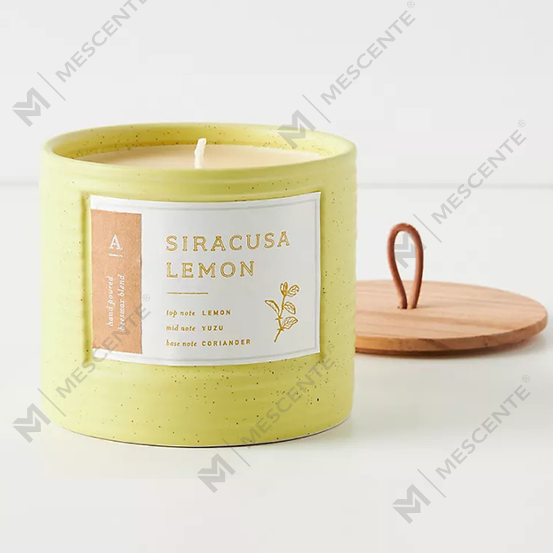 M&Scent Lipéad Príobháideach Prócaí Ceirmeacha Daite Coinnle Chic Céir Soighe Scented
