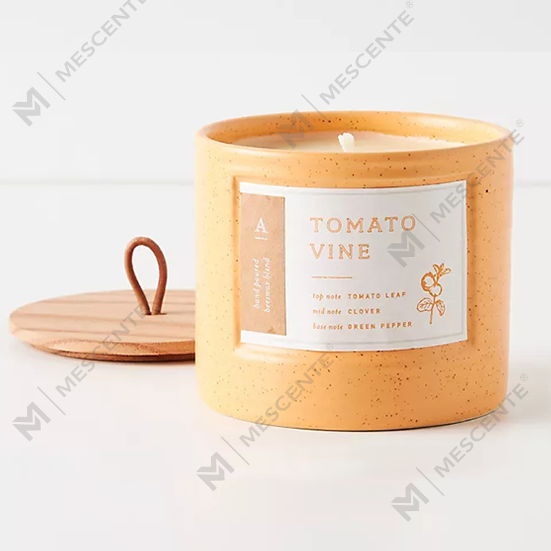M&Scent Lipéad Príobháideach Prócaí Ceirmeacha Daite Coinnle Chic Céir Soighe Scented