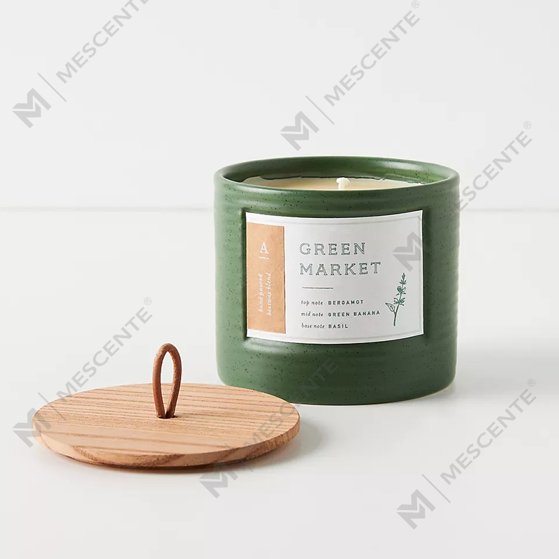 M&Scent Lipéad Príobháideach Prócaí Ceirmeacha Daite Coinnle Chic Céir Soighe Scented