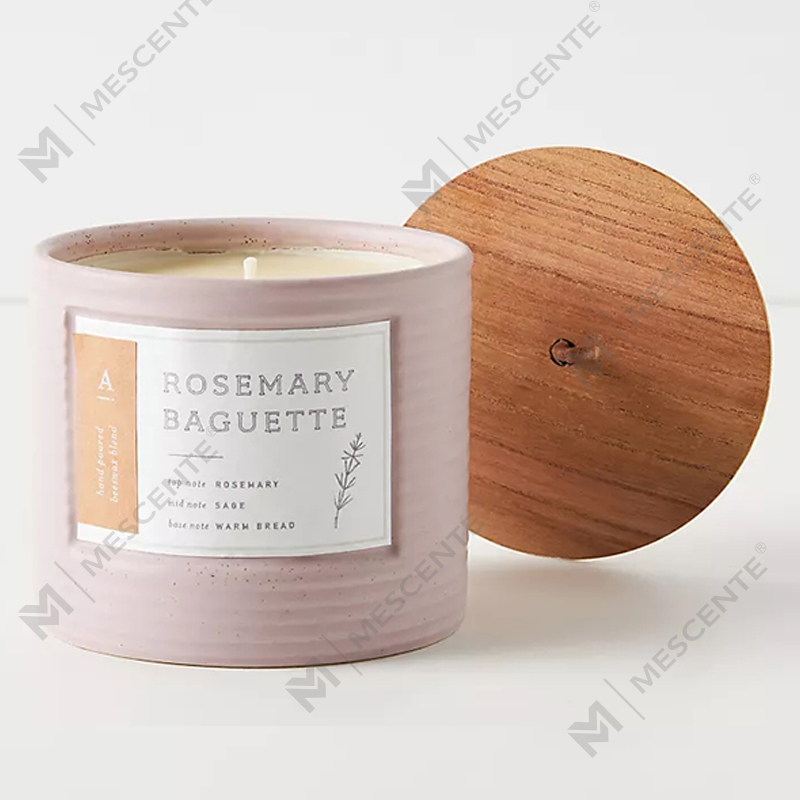 M&Scent Lipéad Príobháideach Prócaí Ceirmeacha Daite Coinnle Chic Céir Soighe Scented