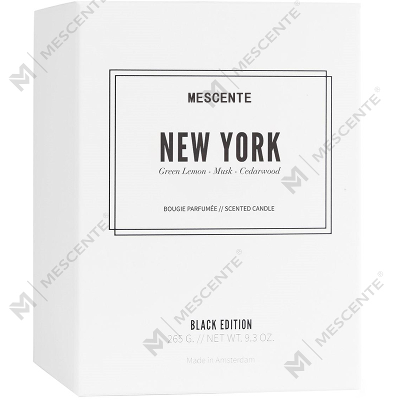 M&Scent Só Mórdhíola Lipéad Príobháideach Black Lógó Pearsantaithe Coinnle Scented