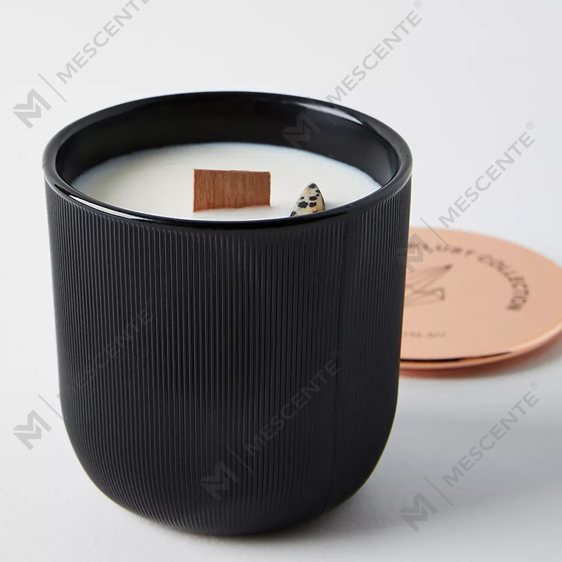 Mórdhíol Marmar Só Shiny Lógó Crystal Infused Gem Chakra Aromatherapy Scented Soy Wax candles